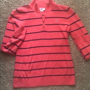 Vineyard vines 3/4 zipper pullover